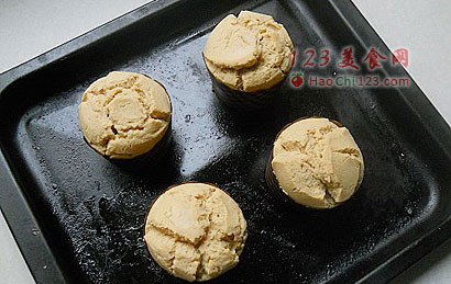 花生酱玛芬2图解 做法及步骤