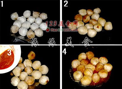 巴西烤肉味鱼丸 做法及步骤