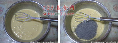 黑芝麻华夫饼图解 做法及步骤